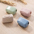 Multicolor Mini Toothbrush Head Covers, 4 Pack, Straw Portable Tooth Brush Holders for Travel, Household, Bathroom...
