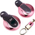 Royalfox(TM) Luxury 3 4 Buttons Soft TPU Smart Remote Key Fob case Cover for BMW Mini Cooper F54 F55 F56 F57 F60,with Keychain (Pink)...