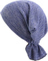 3 Colors Chemo Cancer Head Scarf Hat Cap Ethnic Cloth Print Turban Headwear Women Women's Ruffle Beanie Scarf...