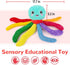 beetoy Infant Toy Baby Plush Toys, Baby Musical Toy with Octopus Shape, Stuffed Animal for Girl boys Infant, Sensory Toys for Babies Soft Toys wit...