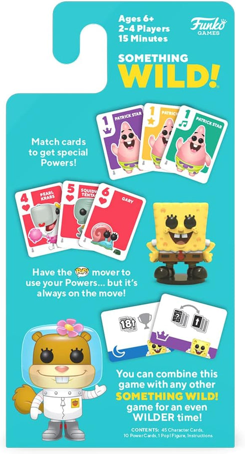 Funko Something Wild! Spongebob Squarepants with Pocket Pop! Card Game for 2-4 Players Ages 6 and Up...