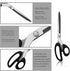 Mr.do Fabric Scissors 10 inch Sewing Scissors All Purpose Sharp Heavy Duty Fabric Scissors for Cutting Clothes Leather Classic Stainless Steel Pro...