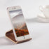 Wooden Cell Phone Stand, Universal Mobile Phone Holder Stand Non Slip Stable Desktop Phone Stand for iPhone, iPhone13,Samsung Galaxy Smartphones, ...