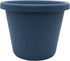 The HC Companies 14 Inch Round Classic Planter - Plastic Plant Pot for Indoor Outdoor Plants Flowers Herbs, Slate Blue...