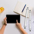 2 Pieces Letter Size Ring Binder Mechanism Replacement Kit 3-Ring Metal Binder Mechanisms Loose Leaf Binding Spines Combs for Binder Organizers...