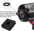 (7 Sets) 3/8" Impact Retaining Ring Clip Friction Ring Hog Ring with O-Ring for Milwaukee Electric Pneumatic Type Impact Wrench, Includes Install ...