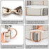 Plaid Dog Collar Leash Set with Bow Tie Adjustable Cute Puppy Collar with Durable Metal Buckle Girls Boys Dog Collar for Small Medium Large Dogs O...