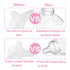 2 Pack Nipple Shields for Nursing Newborn 20mm, Nippleshield for Breastfeeding Nursing Mothers with Inverted & Sore Nipple with Carrying Case...