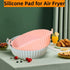 2 Pack Air Fryer Silicone Baking Tray 8inch for 3 to 5 Qt Reusable Non-stick Air Fryer Round Silicone Insert for Air Fryer Easy Cleaning Silicone ...