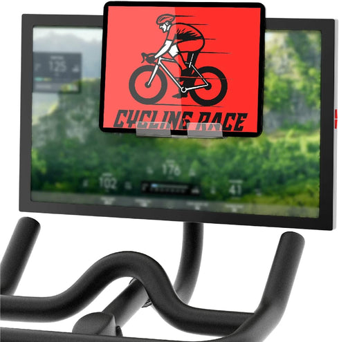 Tablet Holder Compatible with Peloton Bike & Bike Plus & Tread & Row, Holder for iPad, Tablet Stand, Compatible with Myx Fitness bike, Mount for K...