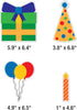 Carson Dellosa Birthday Fun Bulletin Board Set, Happy Birthday Banner, Monthly Birthday Headers, Birthday Balloons, Birthday Bulletin Board Cutout...