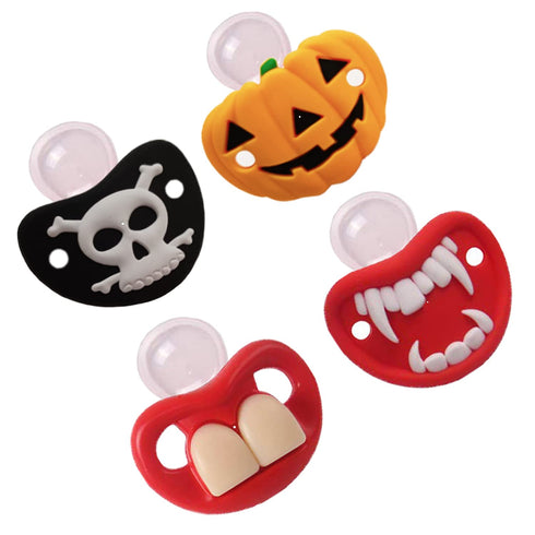 Baby Funny Pacifiers | Baby Pacifiers for Boys and Girls | Cute Pacifiers | Soft Silicone Pacifiers | BPA-Free-3 Pieces (Funny Pacifiers-4pcs)...