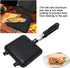 Toasted Sandwich Maker, Non Stick Coating Grill Pan Double Sided Frying Pan with Heat-Resistant Handles Suitable for Home Cooks Toasties, Breakfas...