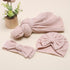 Baby Swaddle Blanket Newborn Swaddle Wrap Receiving Blankets Newborn Photography Wrap Props with Hat and Bow Headband Baby Stretch Knitted Wrap fo...