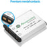 Powerextra 2 x NP-45A NP-45B NP-45S Battery and Charger Compatible with Fujifilm INSTAX Mini 90 Fujifilm FinePix XP140 XP130 XP120 XP90 XP80 XP70 ...