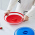 Collapsible Microwave Splatter Cover For Food With Silicone Mats, 10.5 Inch, Dishwasher-safe, Microwave Plate Cover With Steam Vent?BPA-Free Silic...