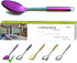Berglander Solid Spoon, Stainless Steel Rainbow Solid Cooking Spoon With Titanium Plating, Colorful Solid Serving Spoon, Kitchen Spoons, Spoon for...