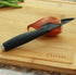 Cestari Charcuterie Board Accessories : Ceramic Paring Knife Blade Never Needs Sharpening; 3 Inch Paring Knife with Sheath - Black Mirror Finish R...