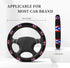 Puerto Rico Flag Steering Wheel Cover - Universal Elastic Stretch Steering Wheel Covers Fits Most Vehicles...