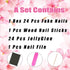 24Pcs Pink Press on Nails Short Square Fake Nails Pink Glitter Full Cover Artificial Nails Glue on Nails Nude Glossy Designs Nails Art Supplies Co...