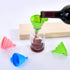 Kitchen Silicone Collapsible Funnel Set of 3,Small and Large,Flexible-Foldable-Cooking-Food-Grade Funnels for Filling Small or Mini Bottles,Perfum...