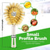 Stanley Home Products Original Vegetable Brush - Sturdy Compact Kitchen Brush for Small to Medium Veggies and Fruits - Removes Dirt Cleans Effecti...