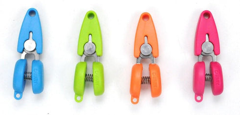 CANARY Tiny Scissors with Cover 1.3" TSA Approved Mini Scissors for Travel, Sewing, Keychain, Japanese Stainless Steel Blade, Made in JAPAN, Pink...