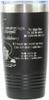 Tombstone Doc Holliday theme 20oz Laser Engraved Tumbler I'm your Huckleberry...