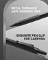 Nicpro 0.5 & 0.7 & 0.9 mm Metal Mechanical Pencil Set with Case, 6PCS MP1000 Artist Lead Pencil with 12 Tubes HB & 2B Lead Refills, Erasers For Ar...