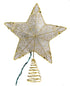 Kurt Adler UL1881 10 Light 8.5-Inch Gold Reflector Star Treetop...