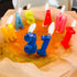 Blue Birthday Candles 5 Candle 5th Five Years Cake Bady Roman Numberal Cool Number Candle No 50 51 52 53 54 55 56 57 58 59...