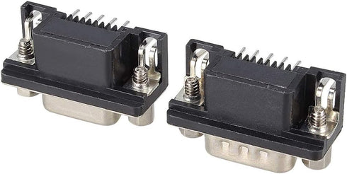 uxcell 5 Pairs RS232 Serial DB9 DB-9 9-Pin Male & Female Connector Jack Socket...