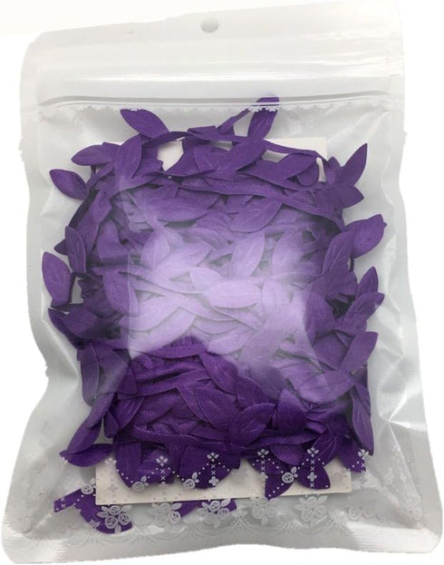 FQTANJU 10 Yards Leaf Ribbon, Purple...