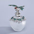 YU FENG 40ml Fancy Empty Crystal Perfume Bottle with Green Dragonfly Stopper Rhinestones Bejewelled Refillable Glass Bottle Containers...