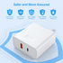 GOODaaa PD 20W Wall Charger with Cable Dual Ports Fast Charing Power Adapter for iPhone Series and Android Devices......