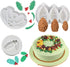 3Pcs/Set Christmas Holly Leaf & Pinecone Fondant Mold, Christmas Holly Berry Mistletoe Pine Cone Silicone Cake Cupcake Decorating Mold, Chocolate ...