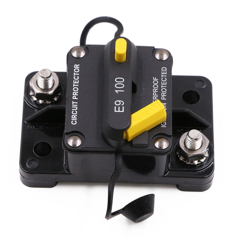 12V-72V 100A Manual Reset Circuit Breaker for RV Car Stereo Audio Electronic Solar LiFePO4 / Lithium Batteries System, Marine Boat Trolling Motor,...