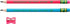 Ticonderoga My First Tri-Write Wood-Cased Pencils, Neon Assorted, 2 Count...