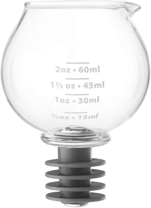 Final Touch Bottle-Top Snifter Jigger Stopper (FTA7041)...