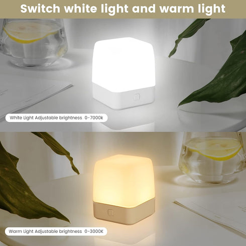 Kids Night Light?LED Touch Baby Egg Light for Nursery, Dimmable Nightlight for Bedroom Nursery Lamp Rechargeable Portable Night Light with Memory ...