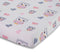 EVERYDAY KIDS Baby Girl Fitted Crib Sheet Sweet Owls, 100% Soft Breathable Microfiber Baby Sheet, Fits Standard Size Crib Mattress 28in x 52in, Nu...