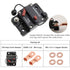 STETION 150 Amp Circuit Breaker Trolling with Manual Reset Car Marine Trolling Motors Boat ATV Manual Power Protect for Audio System Fuse 12V-48VD...
