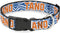 Star Wars Pet Collar, Dog Collar Plastic Buckle, Star Wars The Clone Wars Ahsoka Tano Text White Blue Orange, 9.5 to 13 Inches 1.0 Inch Wide...