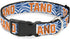 Star Wars Pet Collar, Dog Collar Plastic Buckle, Star Wars The Clone Wars Ahsoka Tano Text White Blue Orange, 9.5 to 13 Inches 1.0 Inch Wide...