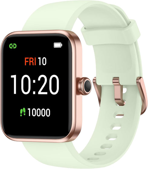 Smart Watch, Fitness Tracker with Heart Rate Monitor, Blood Oxygen, Sleep Tracking, 41mm Smartwatch 5ATM Waterproof with Pedometer for Women Men C...