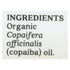 Aura Cacia Certified Organic Pure Copaiba Essential Oil | 0.25 fl. oz. | Copaifera officinalis...