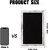 Black Felt Bulletin Board, Decorative Bulletin Boards for Walls with Wood Frame, Pin Board Vision Board for Office Home Kitchen and School with Pi...