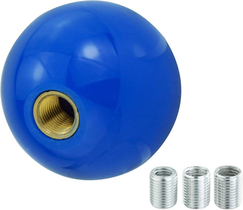 Lunsom 5 Speed Shift Knob, Ball Gear Shifting Stick Lever Knobs Fast Gear Shifter Handle Fit Most Manual Automatic Car Transmission (Blue)...