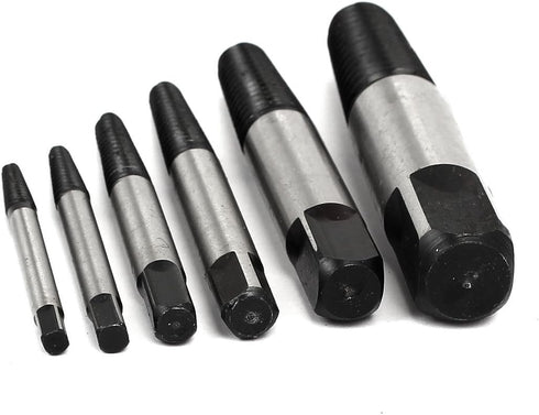 uxcell 1/8"-1" Screw Extractor Set Broken Bolt Stud Pipe Remover Tool Kit 6 in 1...