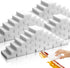 100 Pack Magic Sponge Eraser, Premium Reusable Melamine Sponge, Powerful Cleaning for Kitchen, Bathroom, Walls, Shoes, Electronics, Household Clea...